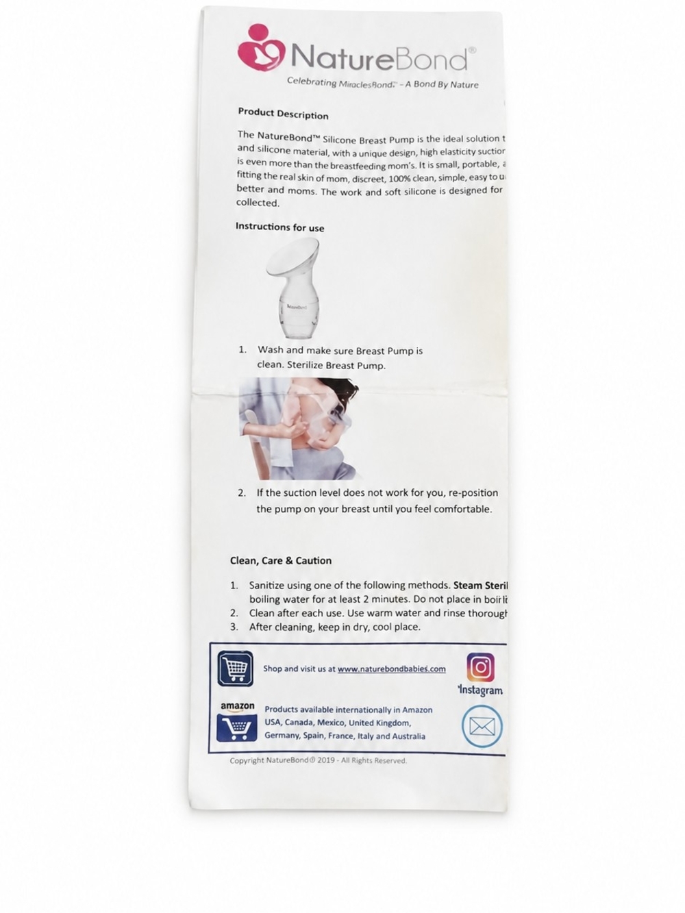 NatureBond Silicone Breast Pump Lanyard Strap Hands-Free Adjustable Strap Pouch - Picture 2 of 5